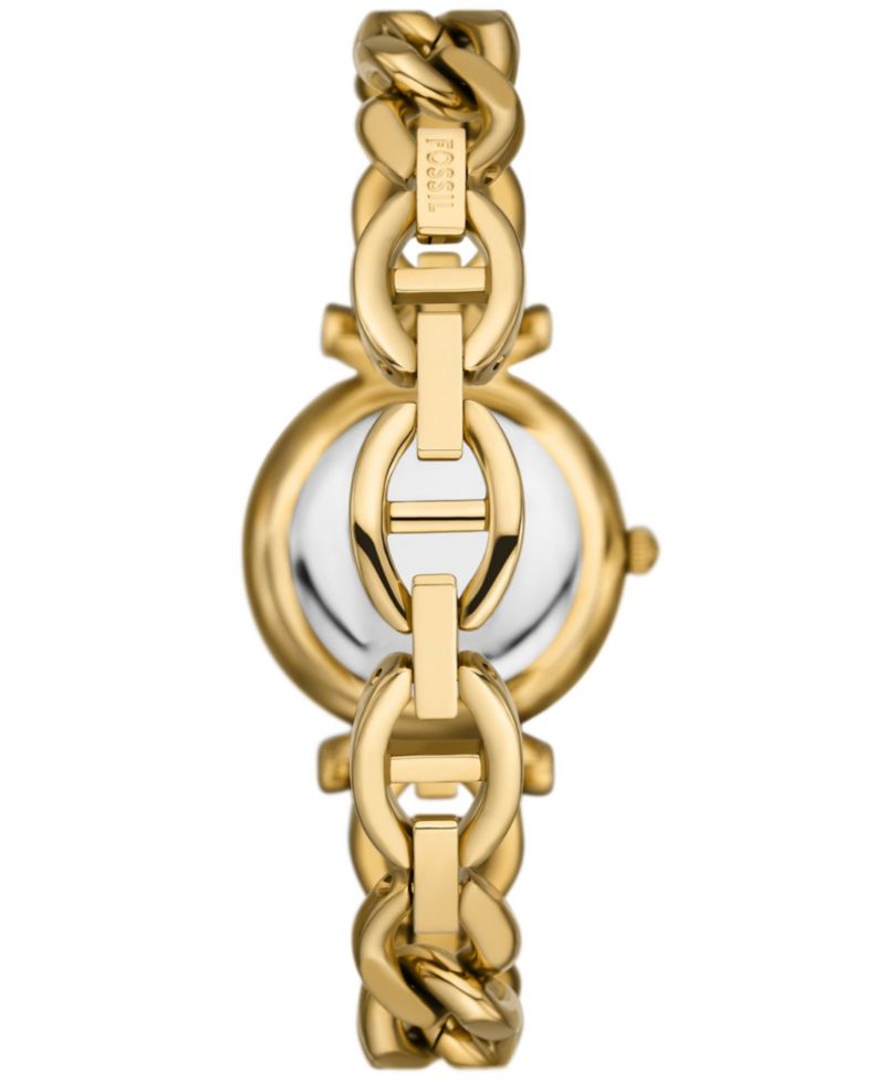 Women's Carlie Three-Hand Gold-Tone Stainless Steel Watch 28mm