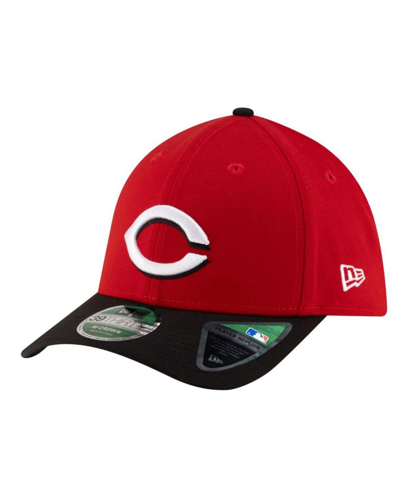 Men's Red Cincinnati Reds Player Replica 39THIRTY M-Crown Flex Hat