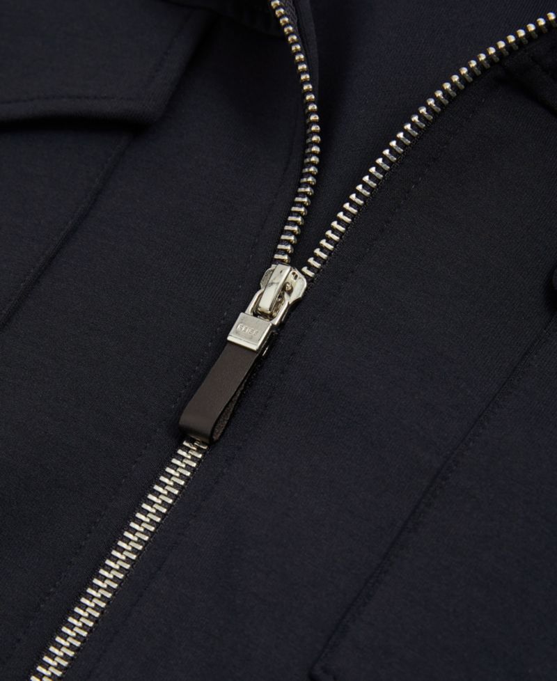 Men's Medina Premium Interlock Zip-Through Overshirt
