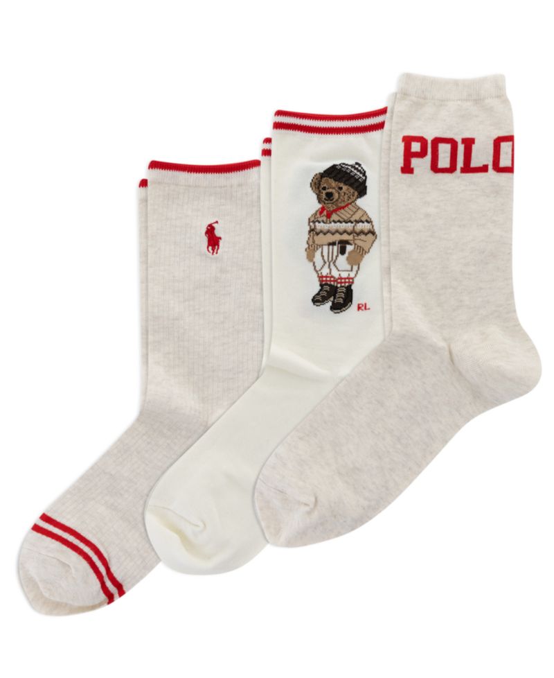 Women's 3-Pack Colorado Bear Socks