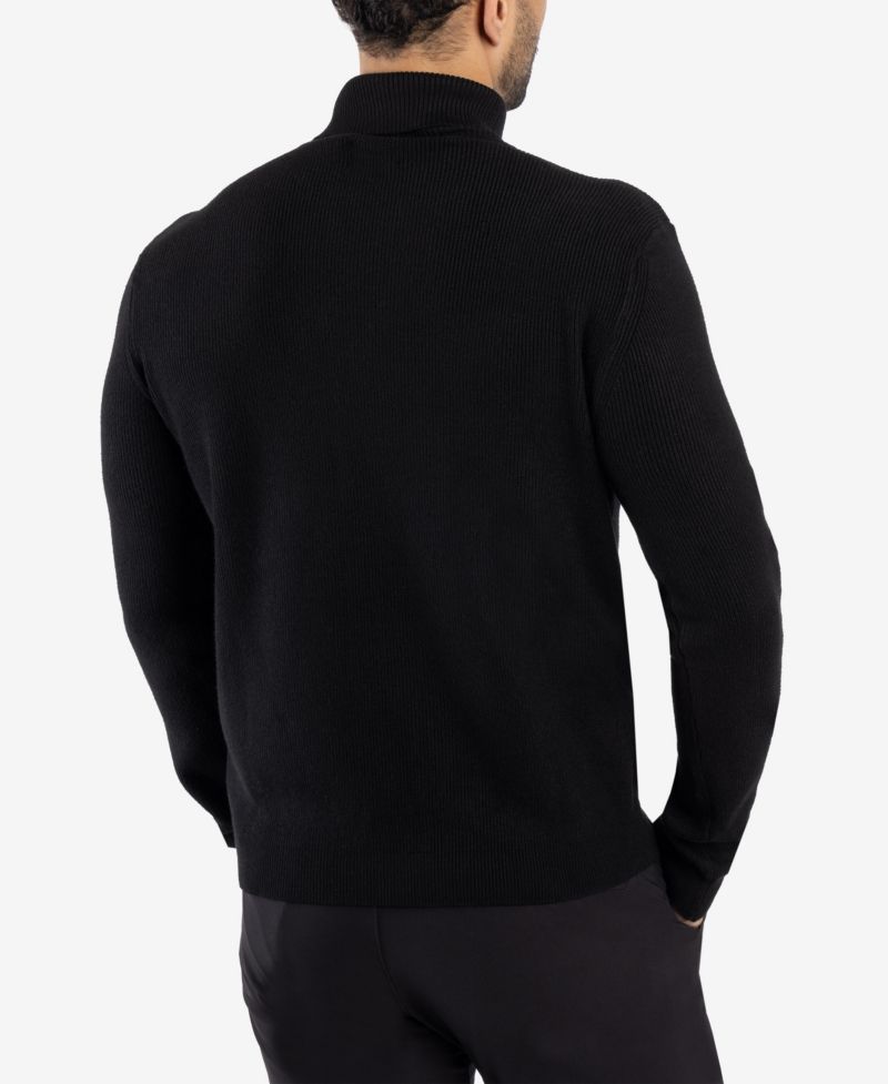 Men's Ribbed Turtle Neck Sweater