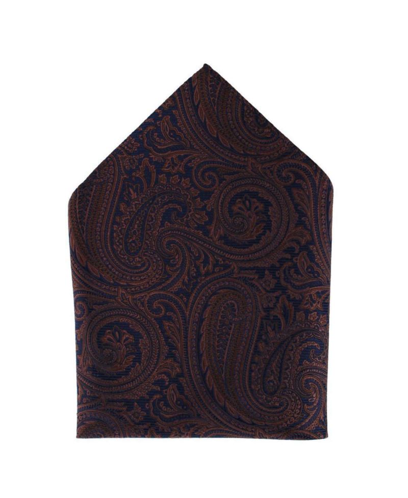 Men's Sobee Paisley Silk Necktie and Pocket Square