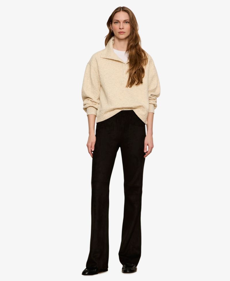 Women's Sashay Faux-Suede Flare Leggings