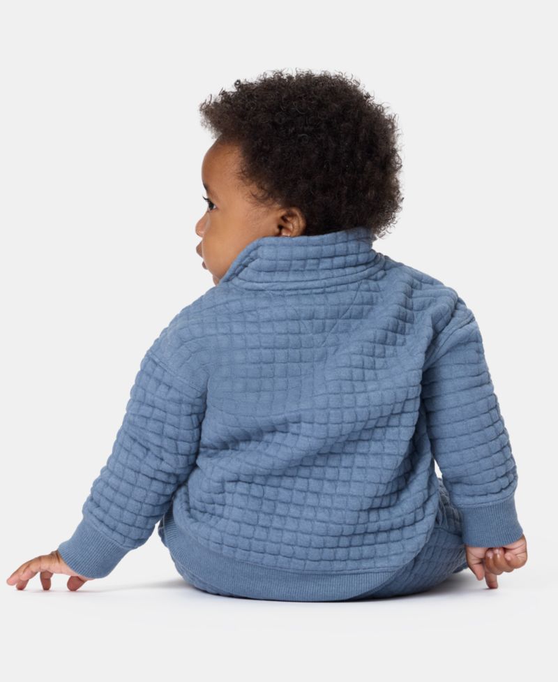 Baby Boys' Long-Sleeve Mock-Neck Top and Joggers, 2-Piece Set