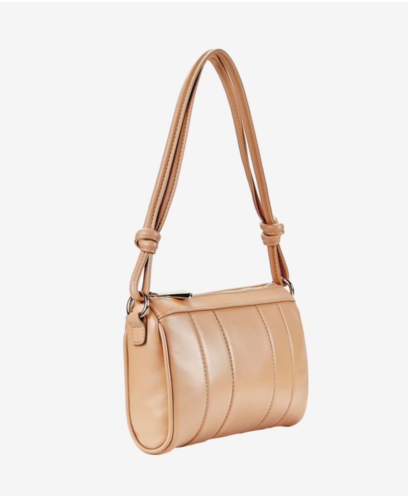 Maggie Metallic Leather Shoulder Bag
