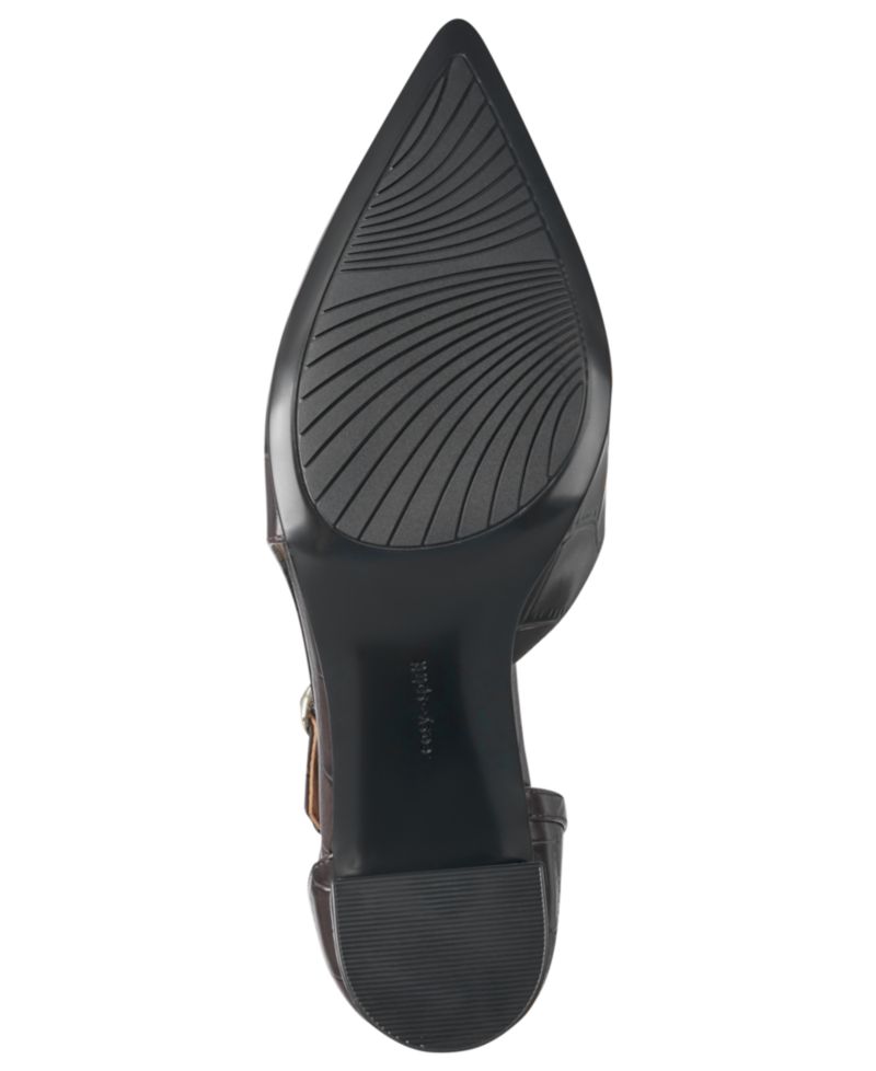 Women's Nerina eFlex Leather d'Orsay Asymmetrical Pumps