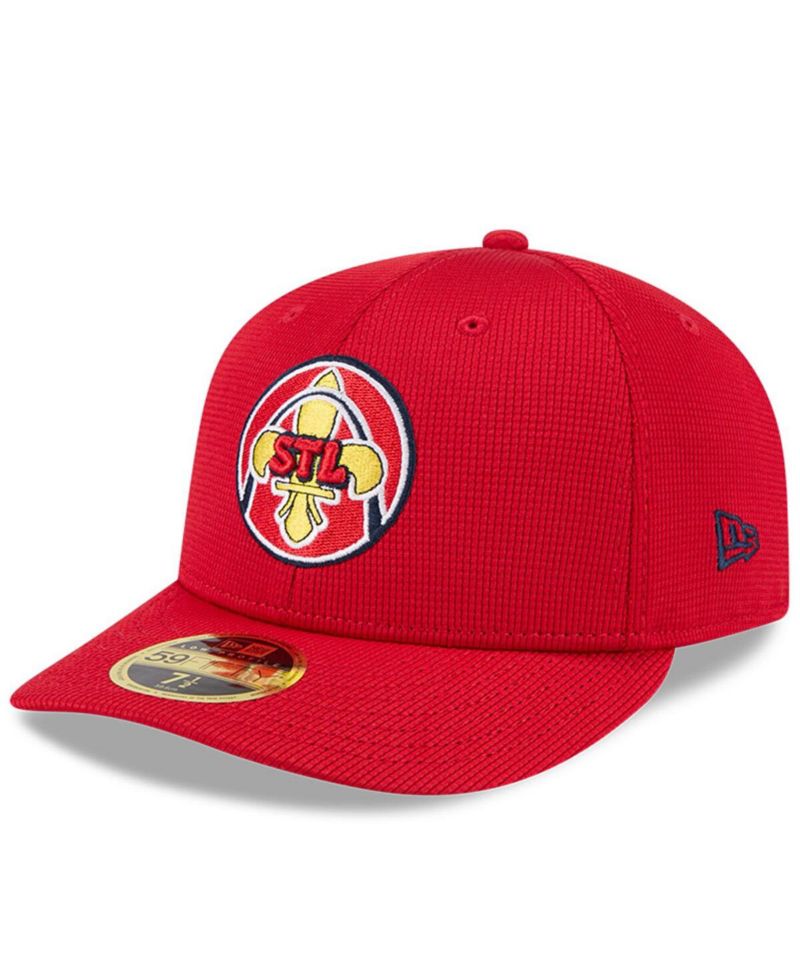 Men's Red St. Louis Cardinals City Connect Batting Practice Low Profile 59FIFTY Fitted Hat