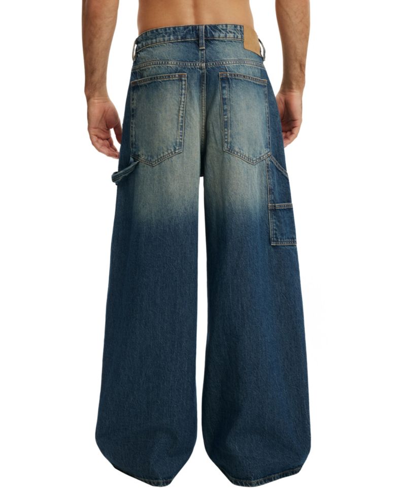Men's Ultra Baggy & Relaxed Fit Wide Leg Jeans