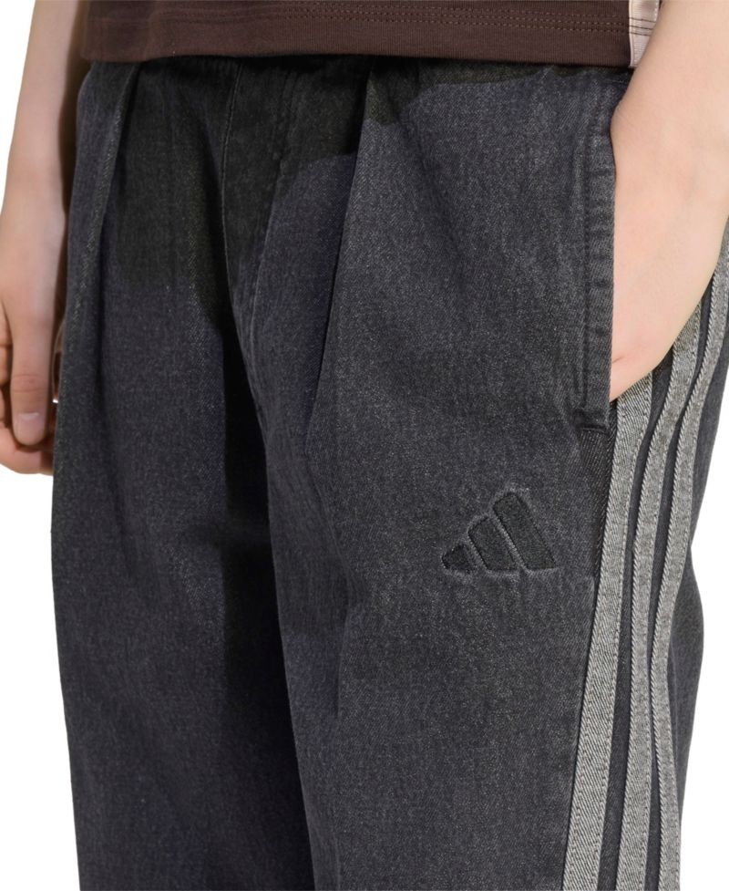 Women's Stadium Washed Denim Loose-Fit Pants