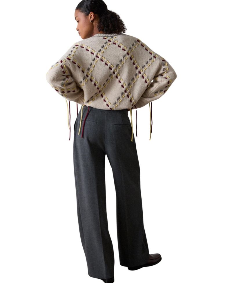 Women's High-Rise Straight-Leg Trouser