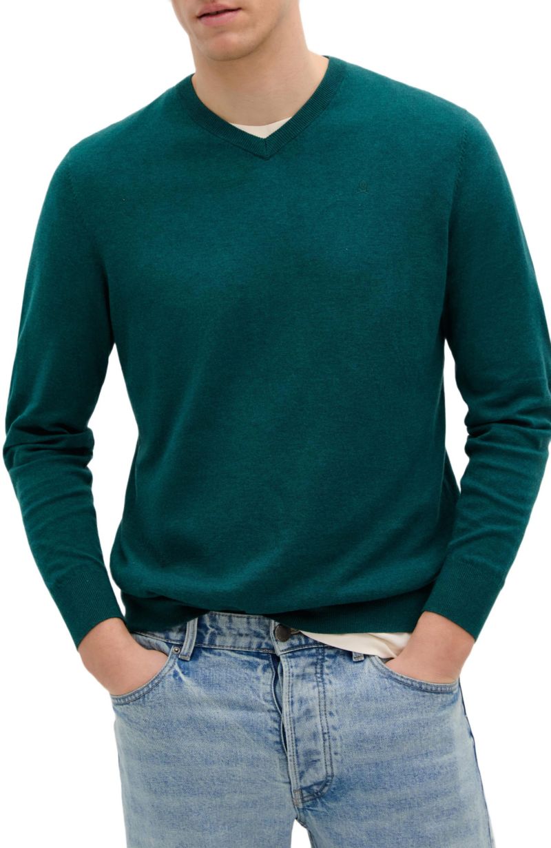 Men's Skull V Neck Tricot