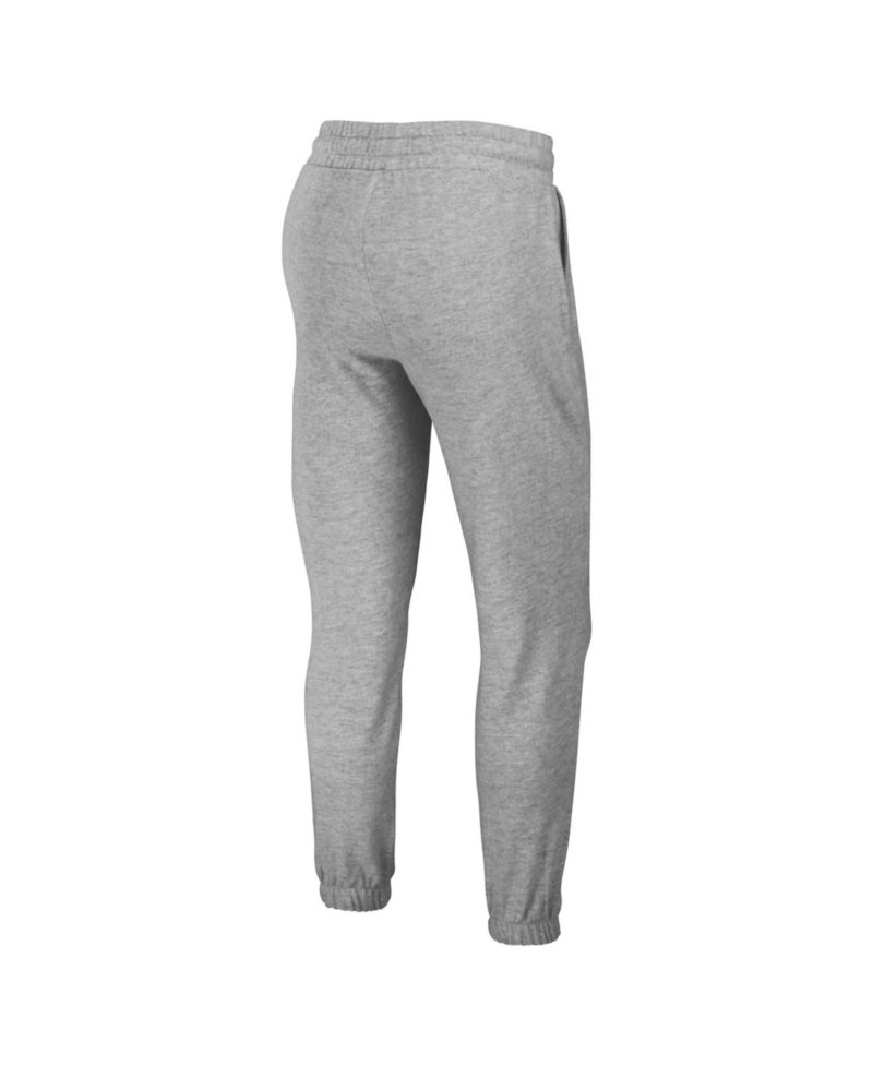 Women's Heather Gray St. Louis Blues Knit Long Sleeve Tri-Blend T-Shirt, Pants and Sleep Set