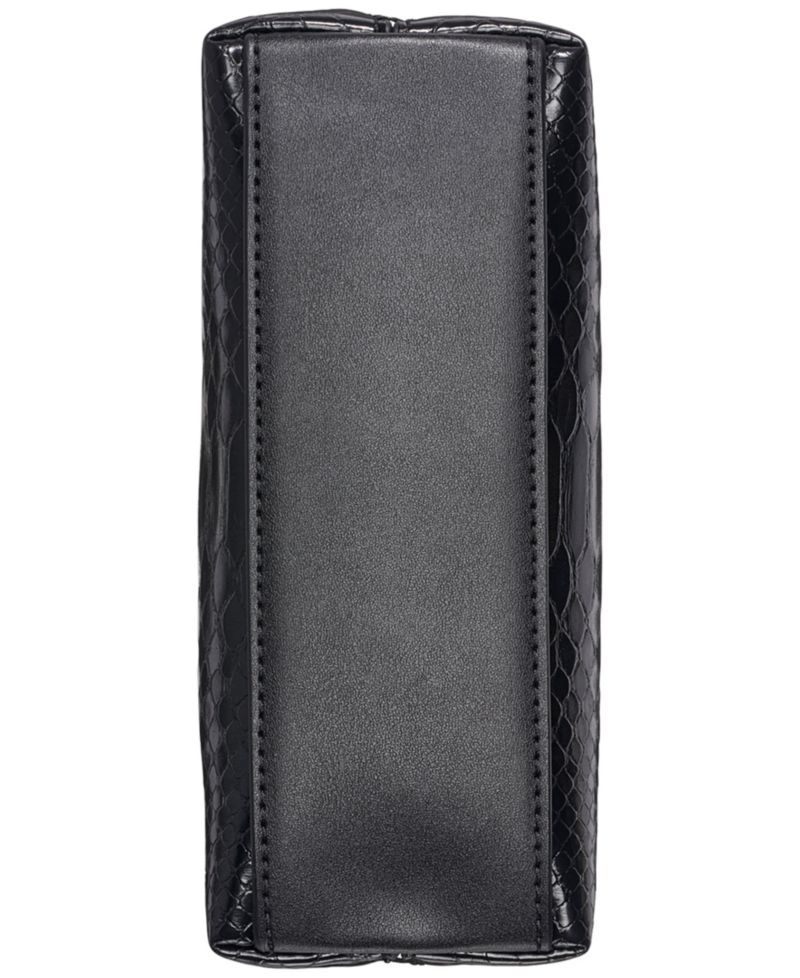 Arabella Mixed Media Crossbody with Web Strap