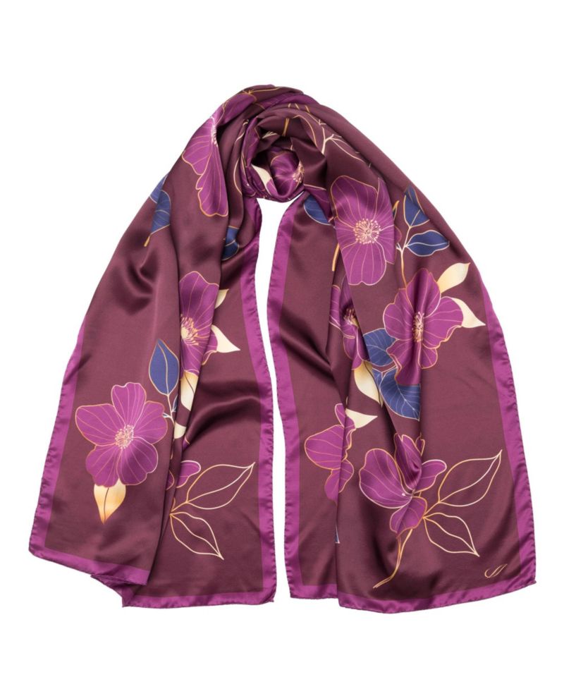 Laura - Silk Scarf/Shawl for Women