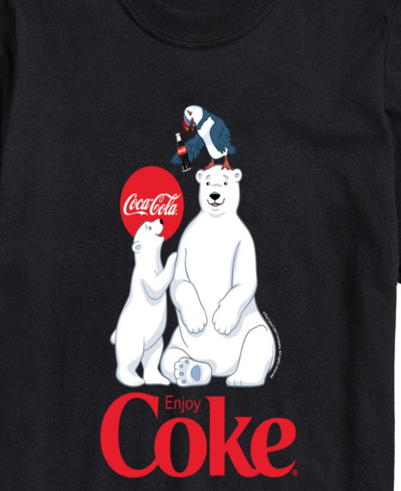 Men's Coca-Cola Polar Bears and Puffin Graphic T-Shirt