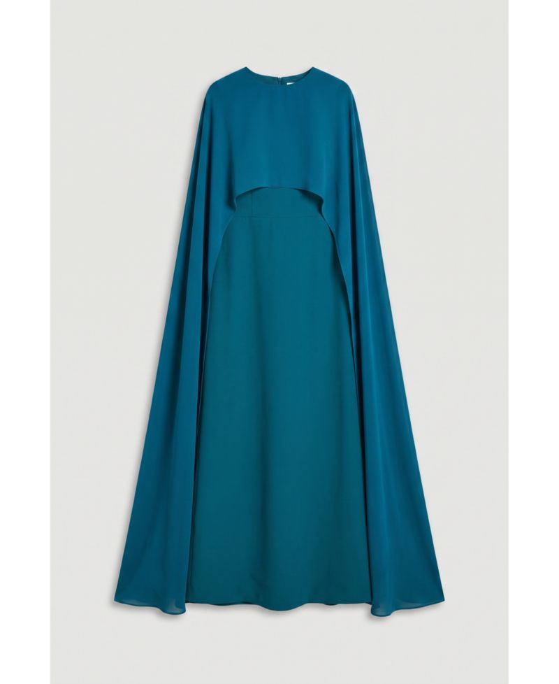Women's Cape Sleeve Maxi Dress