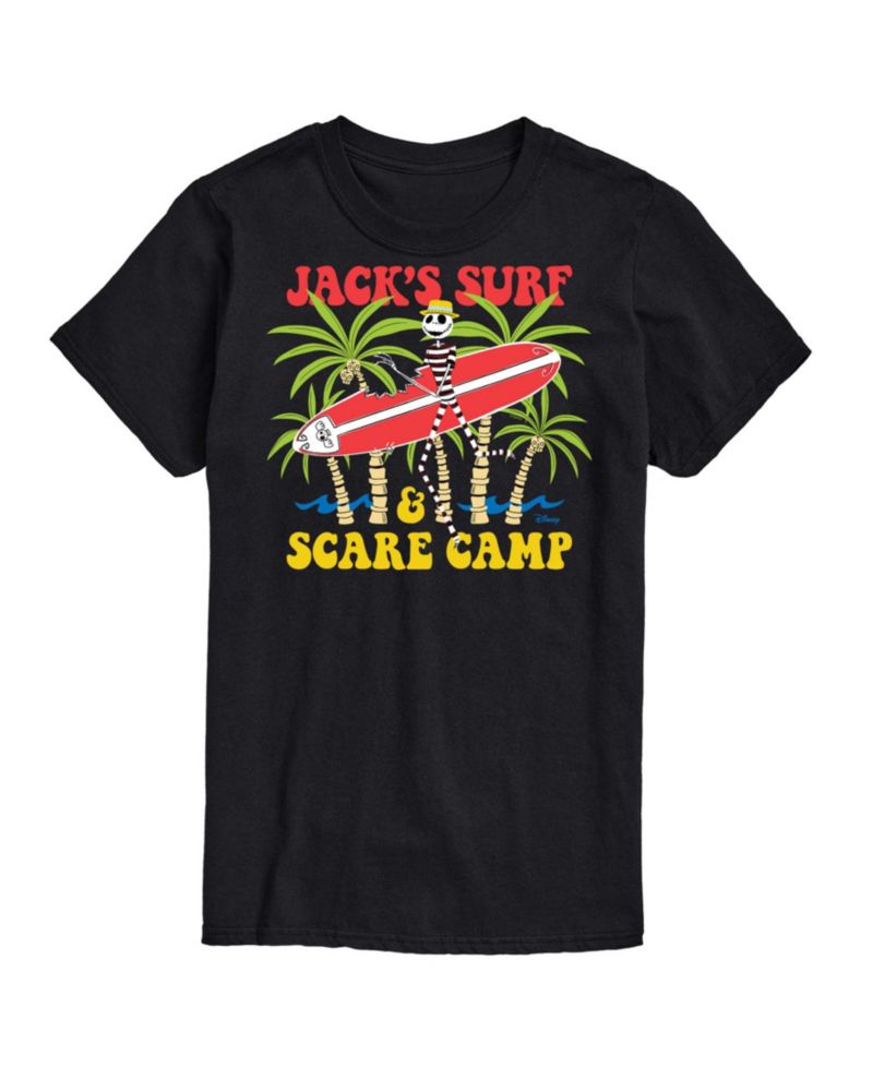 Men's The Nightmare Before Christmas Surf Scare Camp Graphic T-Shirt