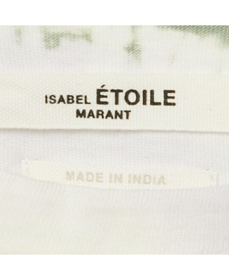 Women's Etoile White/green Tie-Dye Cotton Dena T-Shirt