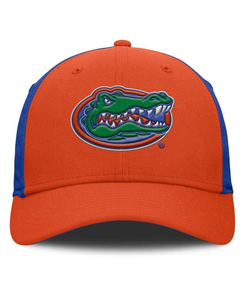 Men's Orange/Royal Florida Gators 2025 Sideline Rise Local Performance Flex Hat