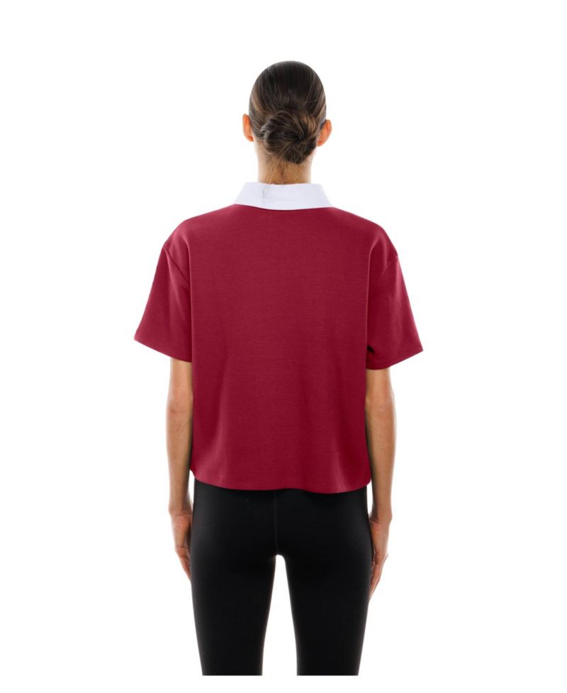 Women's Washington Commanders Boxy Cropped Polo
