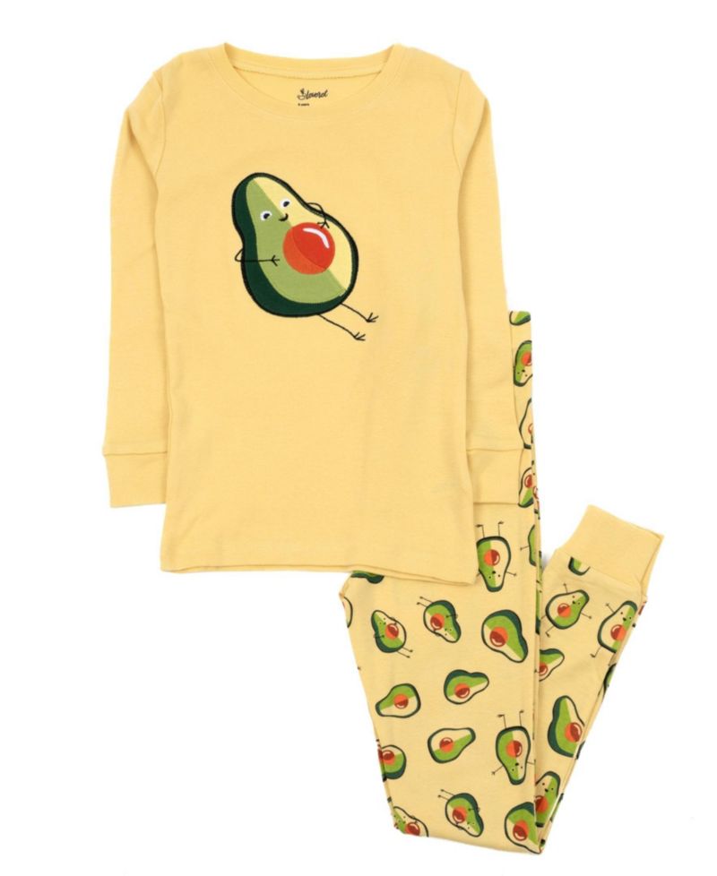 Toddler Girls Matching Family Two-Piece Cotton Long Sleeve Shirt and Pants Pajama Set