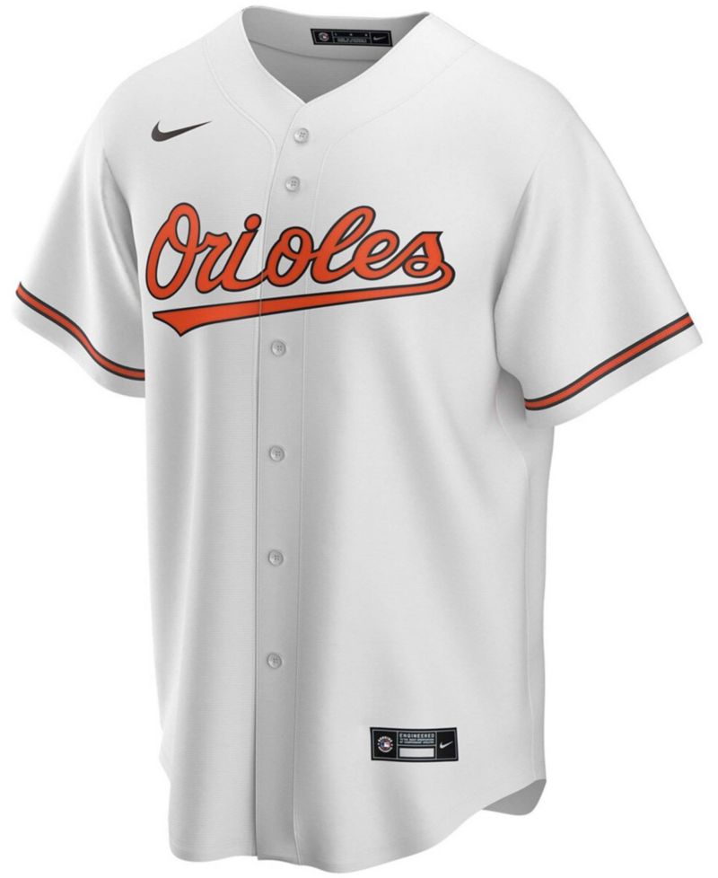 Men's White Baltimore Orioles Home Replica Team Jersey