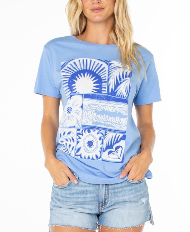 Women's Beach Things Graphic Crewneck Top