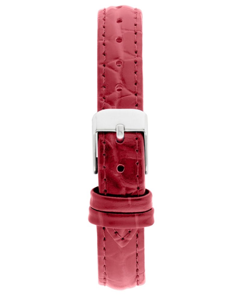 Women's Modena Red Leather Strap Watch, 22mm