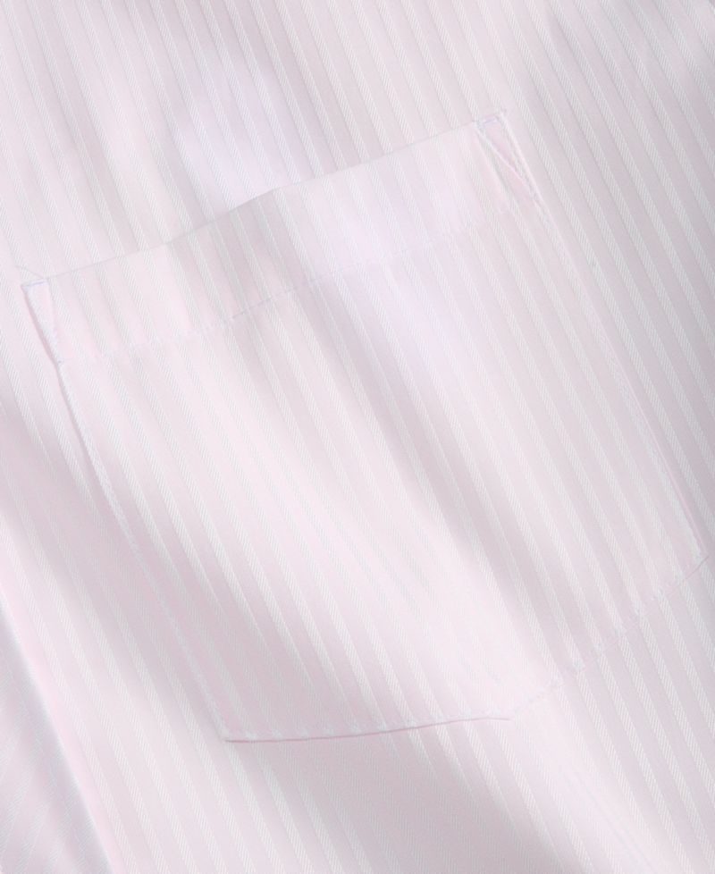 Women's Long-Sleeve Twill Striped Button-Down Shirt