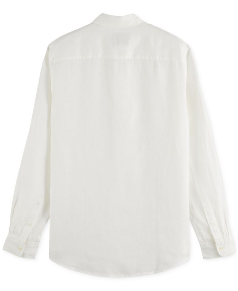 Men's Long-Sleeve Linen Shirt