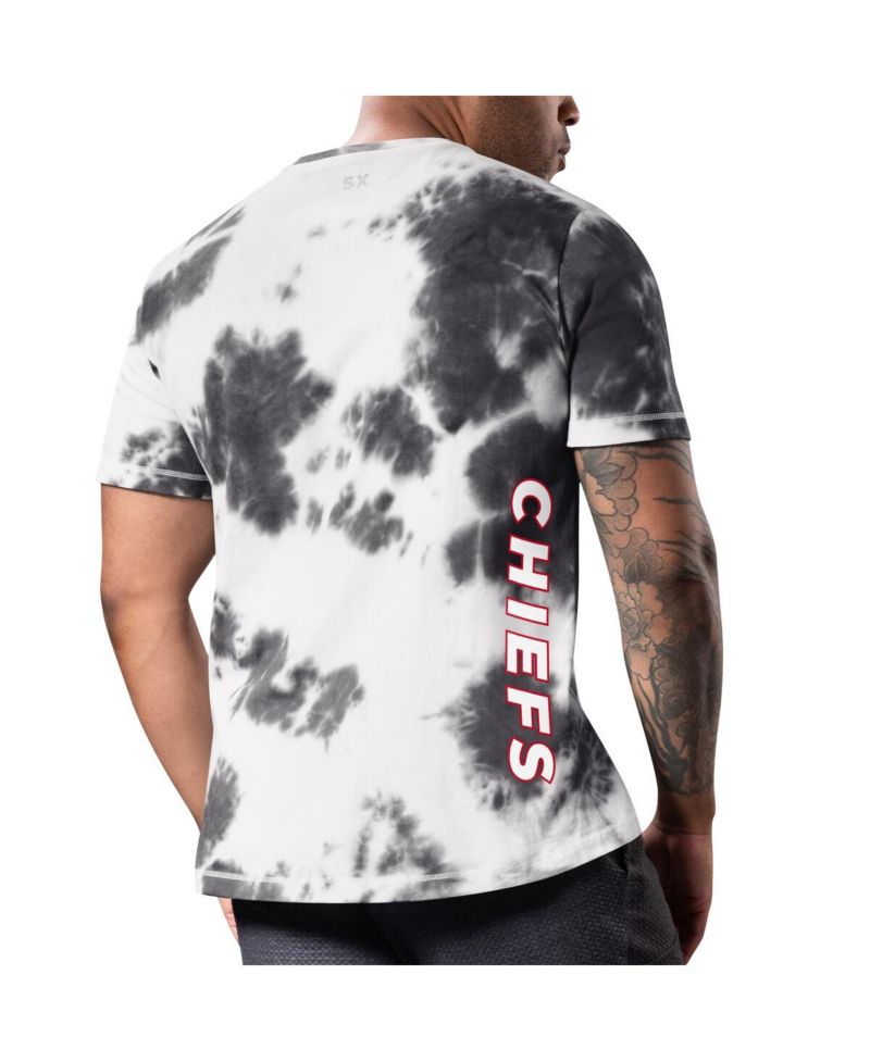 Men's Black Kansas City Chiefs Freestyle Tie-Dye T-shirt