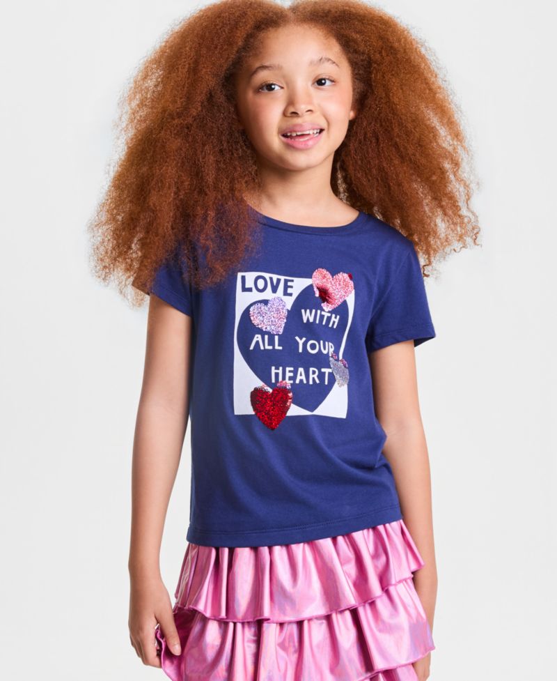 Girls' XS-XL Love T-Shirt