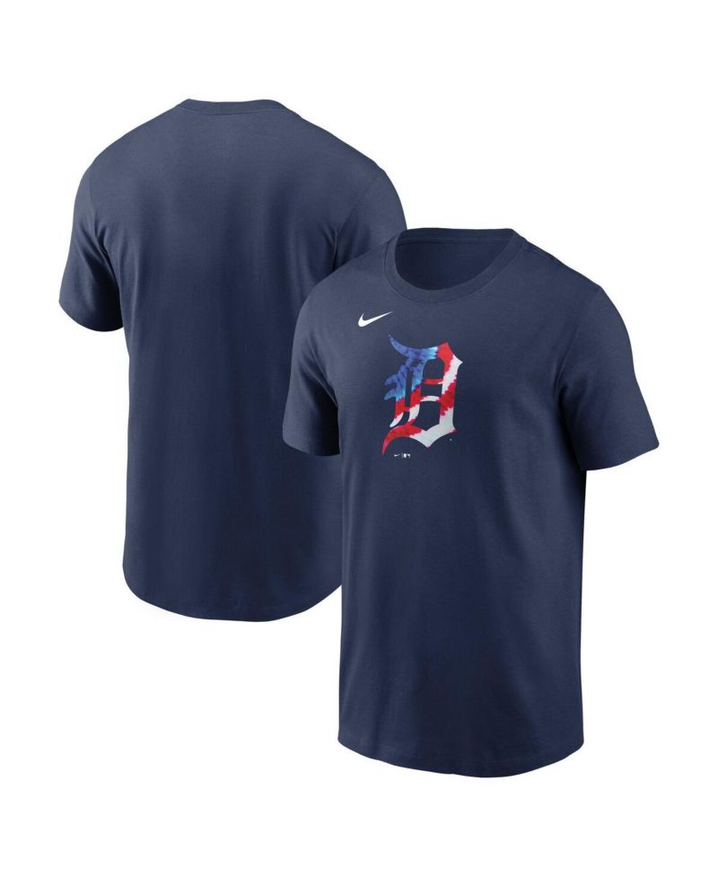 Men's Navy Detroit Tigers Americana T-Shirt