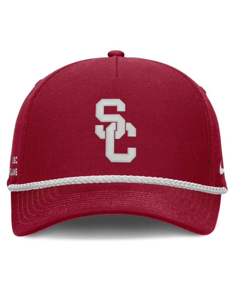 Men's and Women's Crimson USC Trojans Rope Rise Adjustable Hat