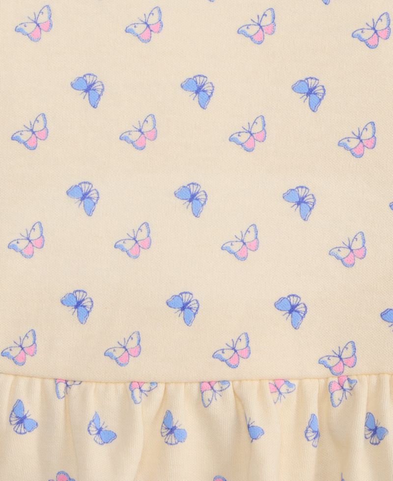 Baby Girls' 3M-24M Mix and Match Butterfly-Print Peplum T-Shirt