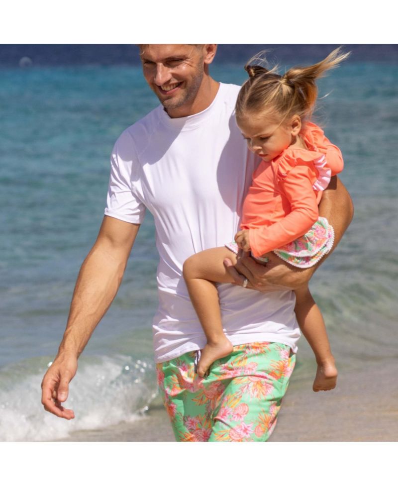 Baby Girls Coastal Shells Sustainable Ruffle Set