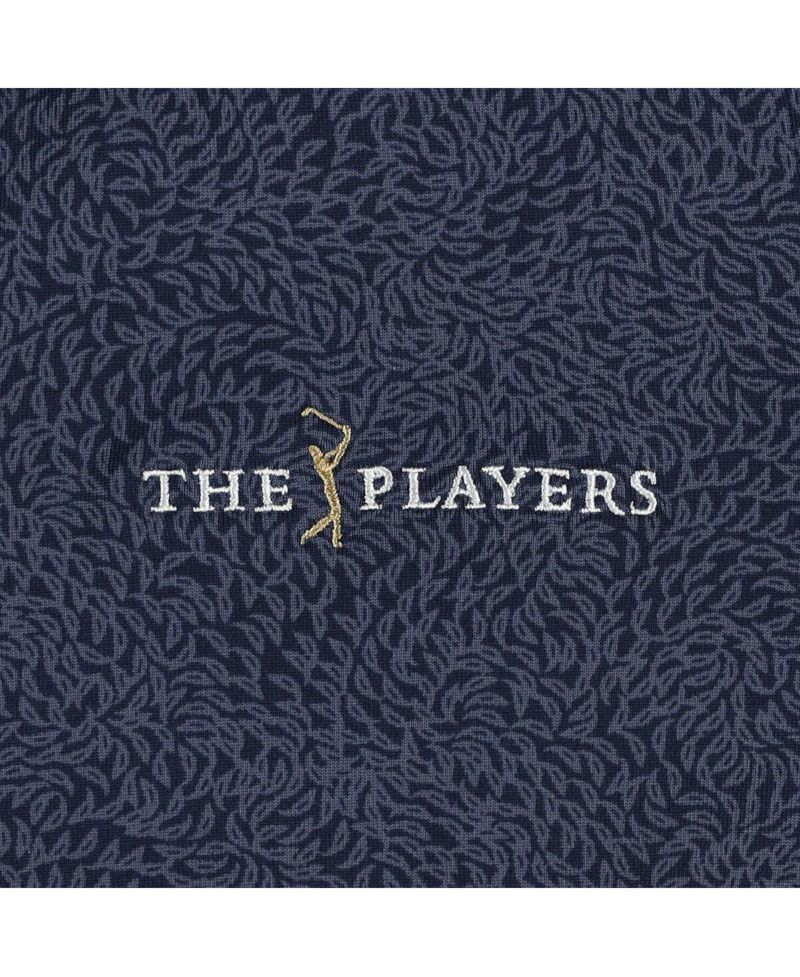Women's Navy THE PLAYERS Playoff 3.0 Eagle Swoop V-Neck Polo Shirt