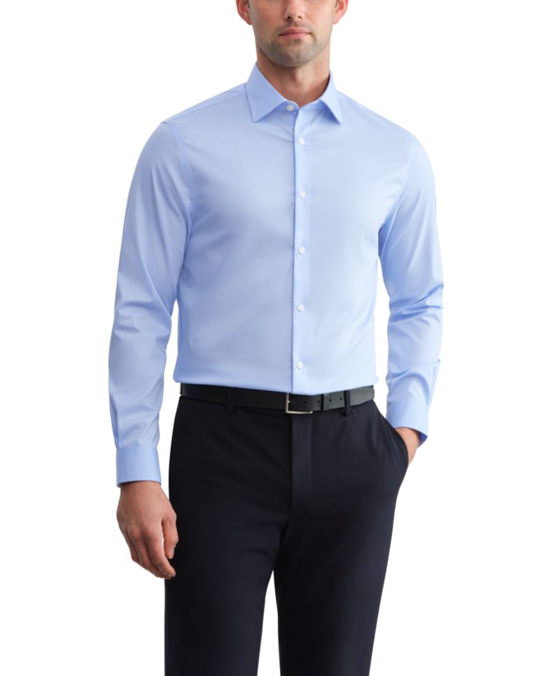 Men's Ultra Wrinkle-Free Stretch Regular-Fit Dress Shirt