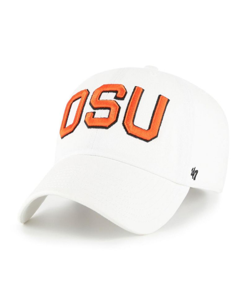 Men's White Oregon State Beavers Vault Clean Up Adjustable Hat