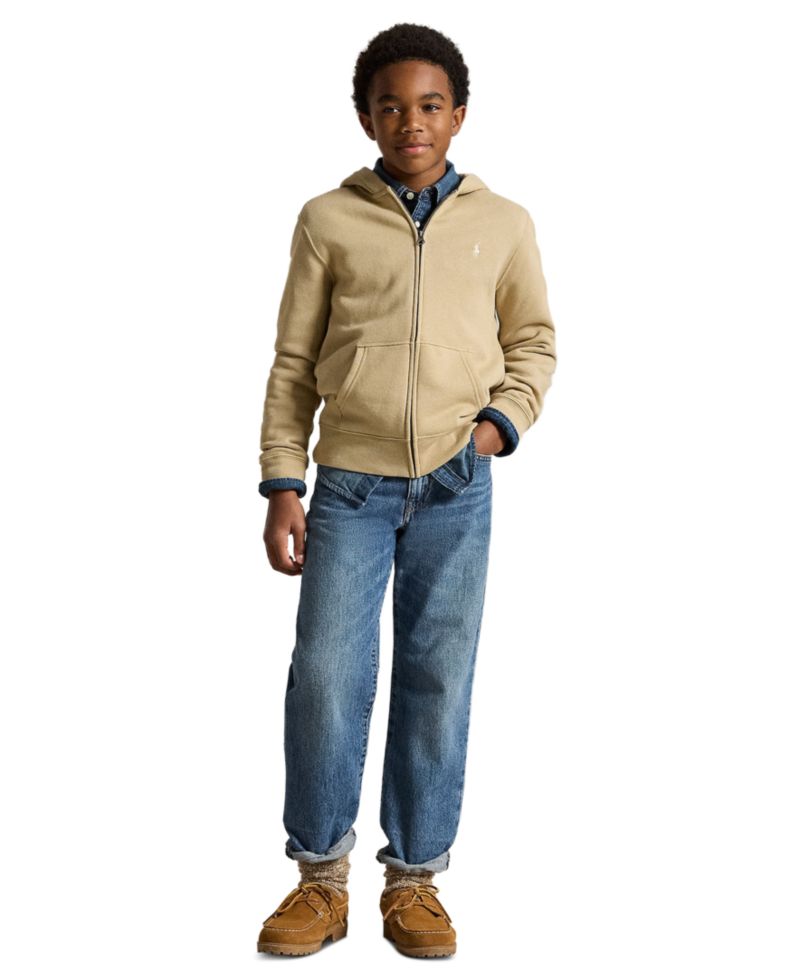 Boys' 8-20 Fleece Full-Zip Hoodie