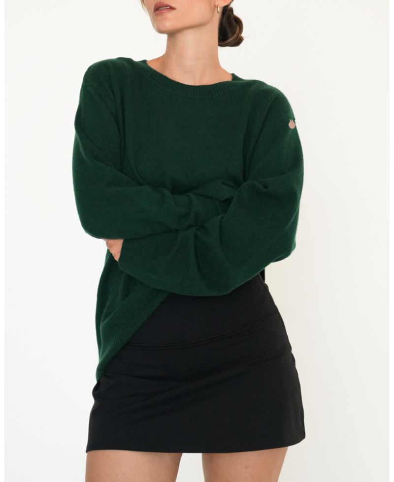 Women's Beau Oversized Crewneck Cashmere Sweater