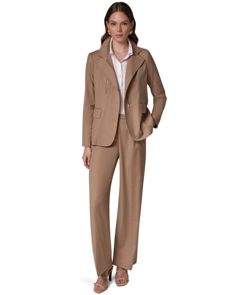 Women's Wide-Leg Elastic-Back Pants