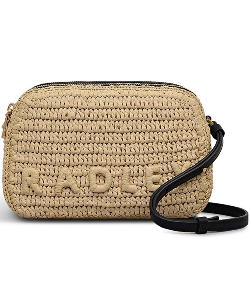 Dukes Place Raffia Small Crossbody Bag