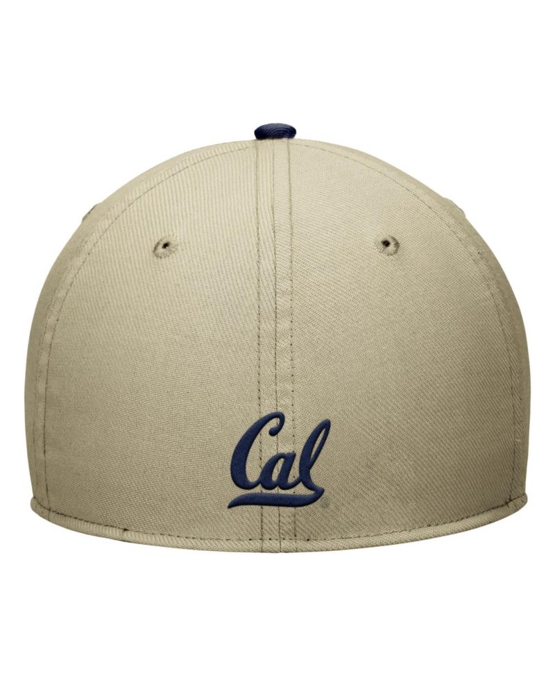 Men's Beige/Navy Cal Bears Dri-FIT SwooshFlex Hat