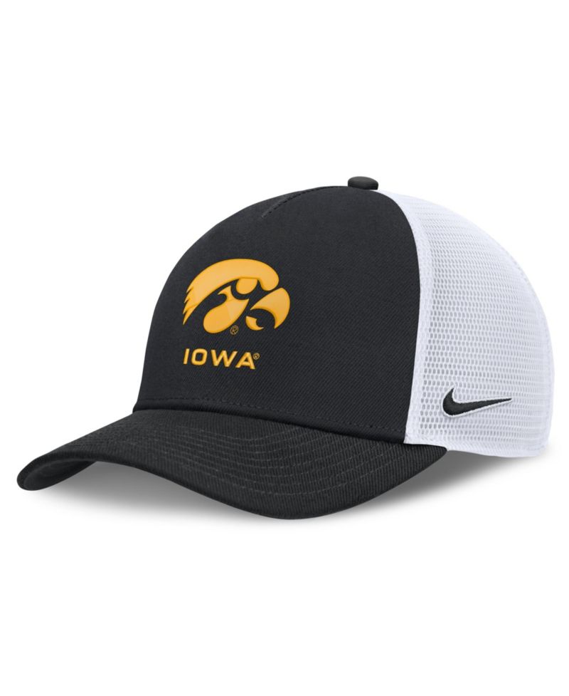 Men's and Women's Black Iowa Hawkeyes 2026 On-Field Gameday Trucker Hat