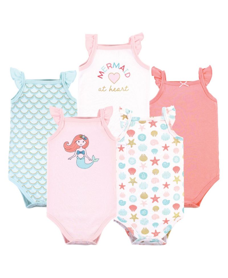 Baby Girls Hudson Cotton Sleeveless Bodysuits