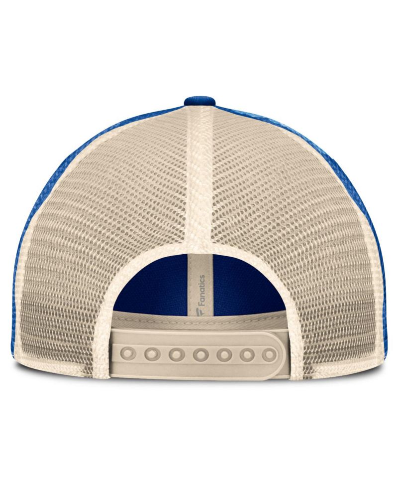 Men's Royal/Natural Buffalo Sabres Rival Trucker Adjustable Hat