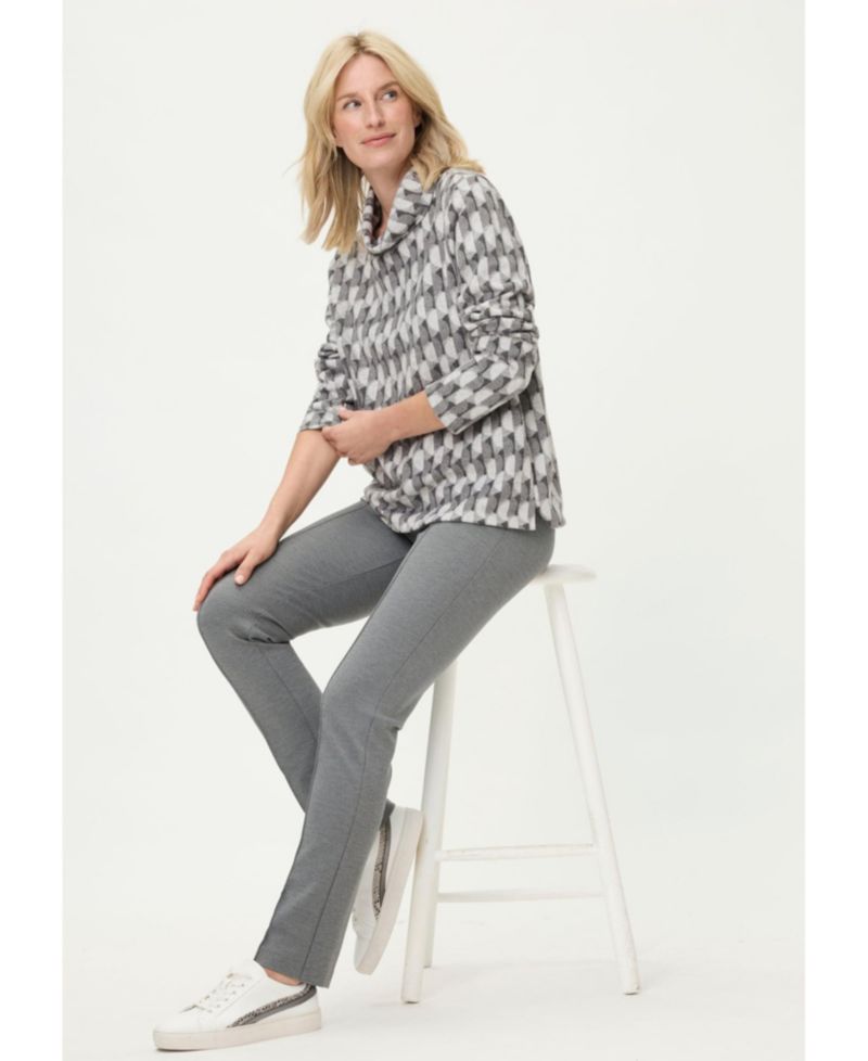Women's Geo Jersey Top