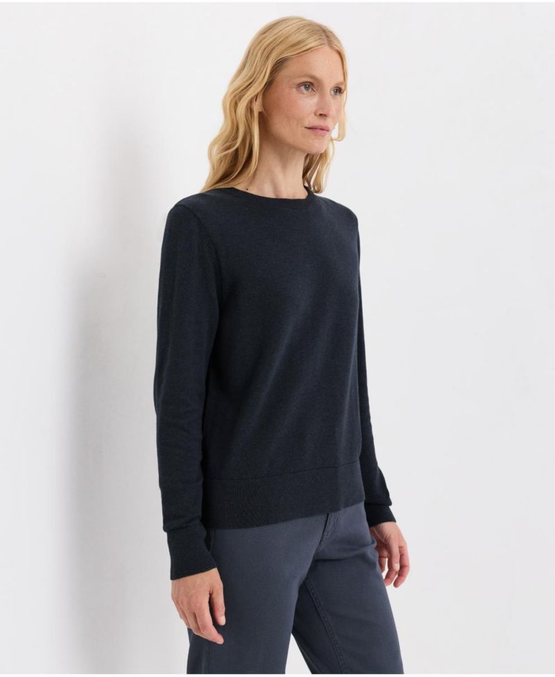 Women's Organic Cotton Essential Crew Neck Sweater
