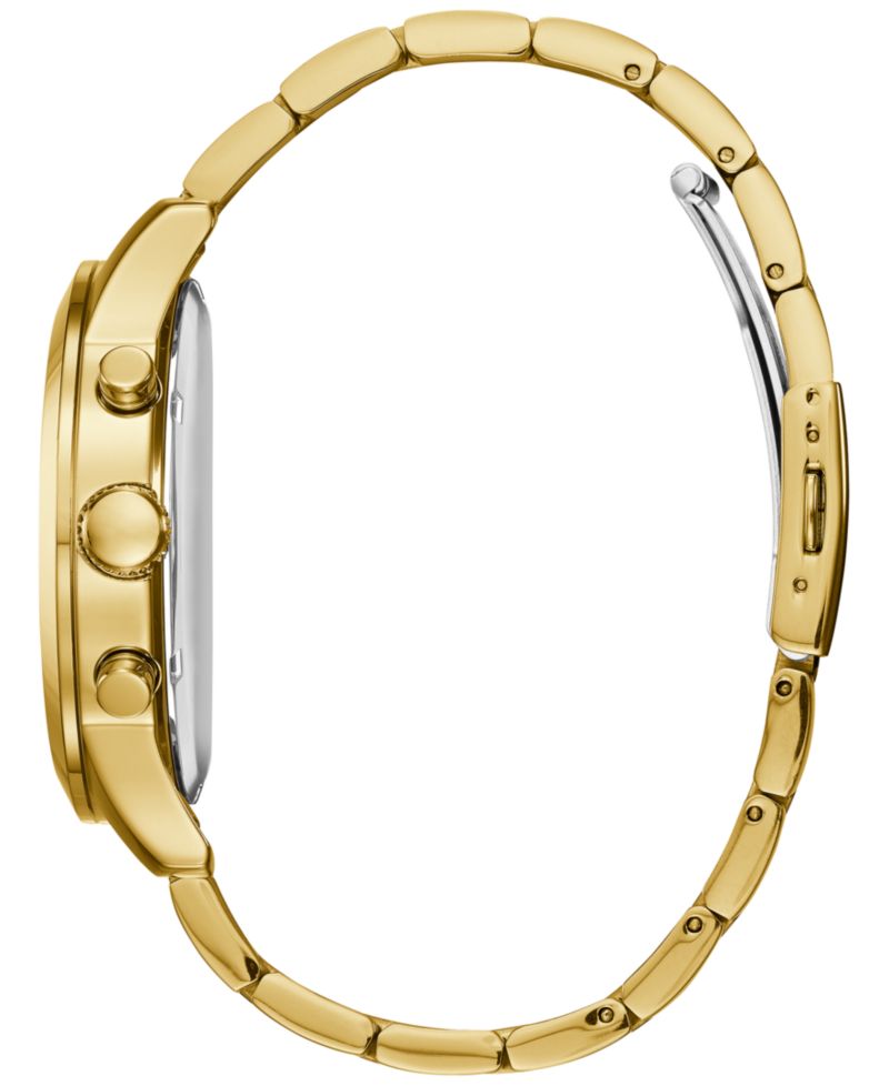 Men's Chronograph Gold-Tone Stainless Steel Bracelet Watch 45mm